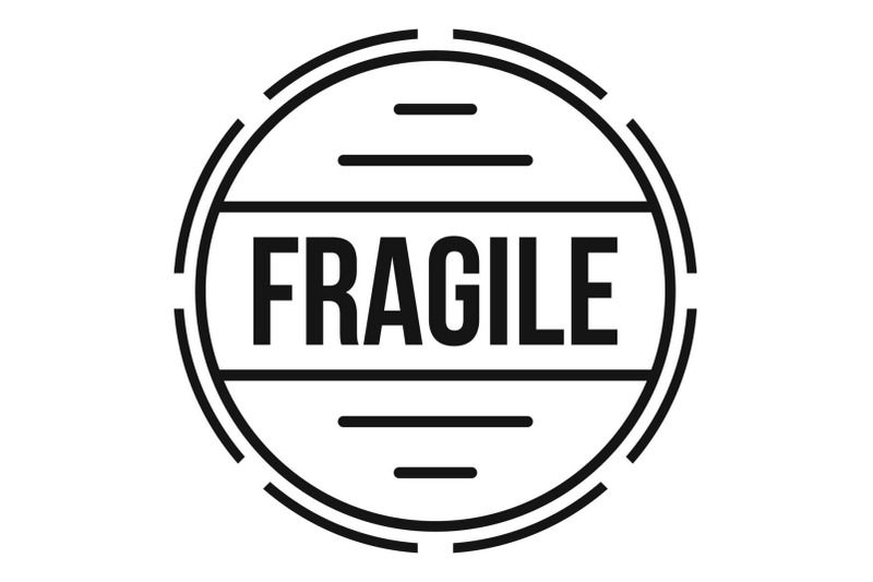 fragile-logo-simple-style