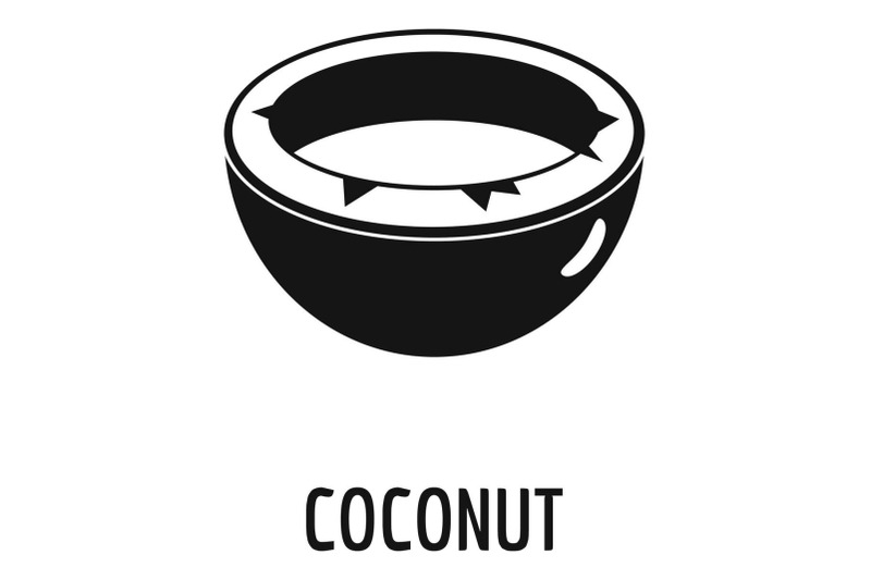 coconut-icon-simple-style