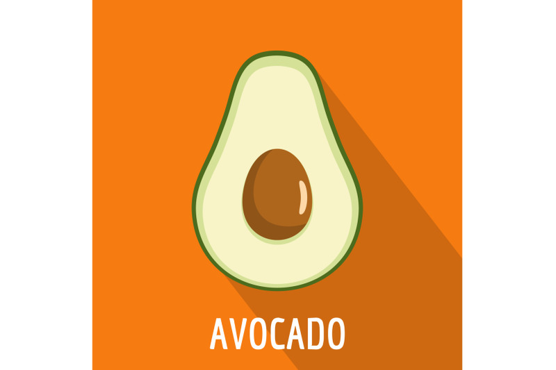 avocado-icon-flat-style