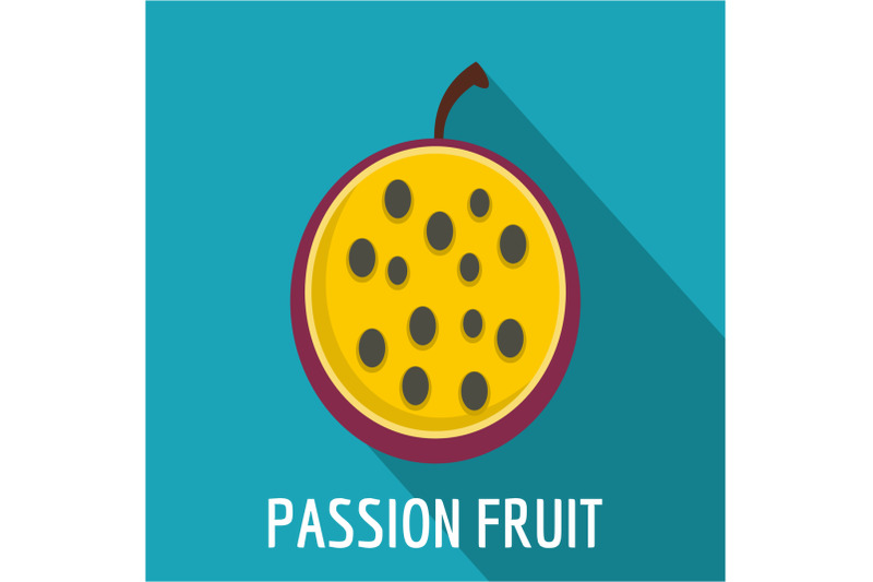 passion-fruit-icon-flat-style