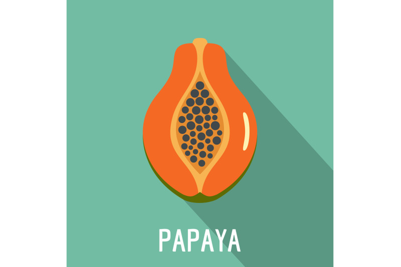papaya-icon-flat-style