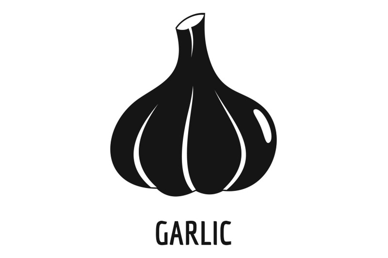 garlic-icon-simple-style