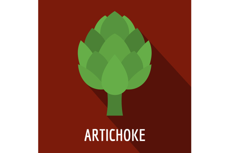 artichoke-icon-flat-style