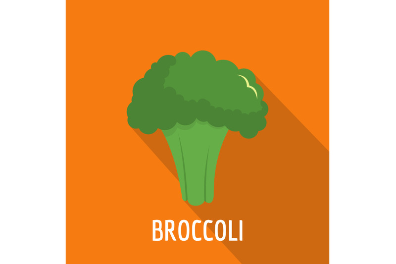 broccoli-icon-flat-style