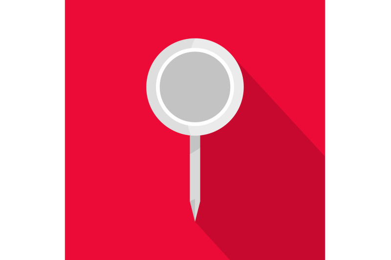 round-pin-icon-flat-style