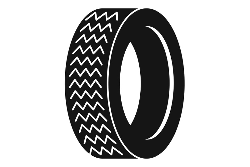 vehicle-tire-icon-simple-style