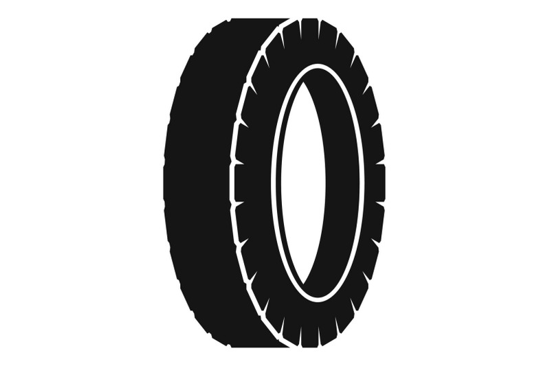 turning-tire-icon-simple-style