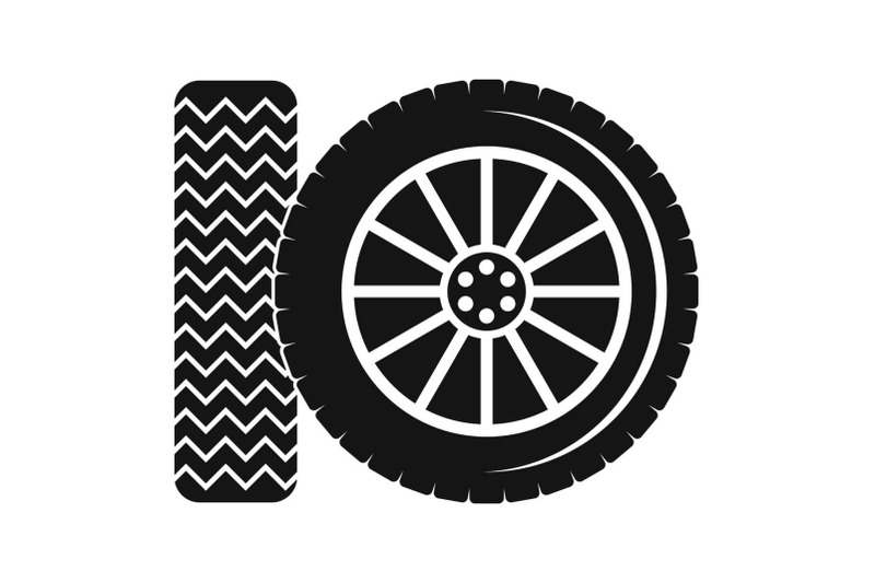 car-tire-icon-simple-style