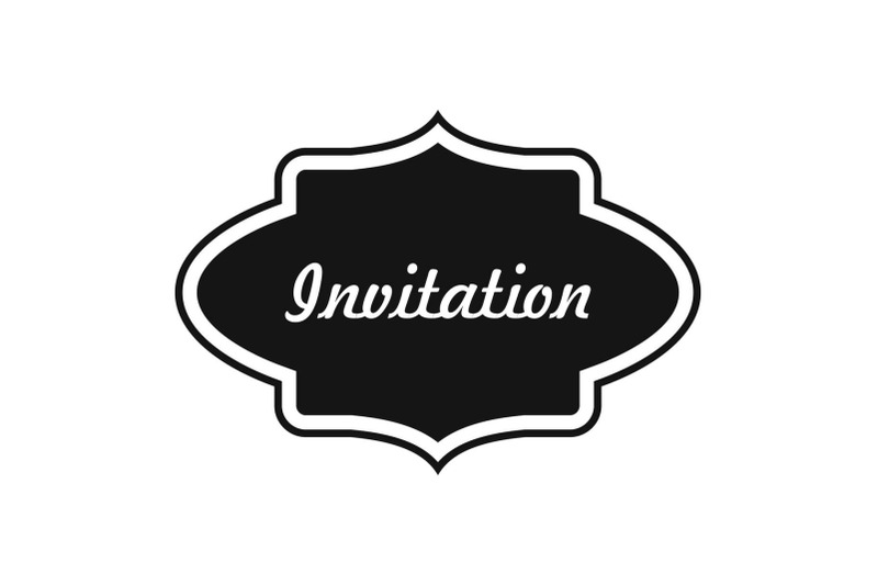 invite-label-icon-simple-style