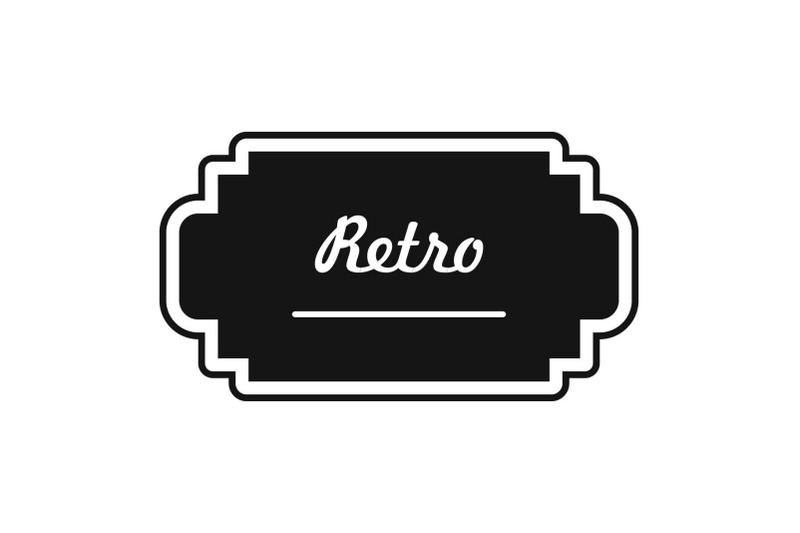 old-label-icon-simple-style