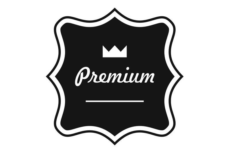 premium-label-icon-simple-style