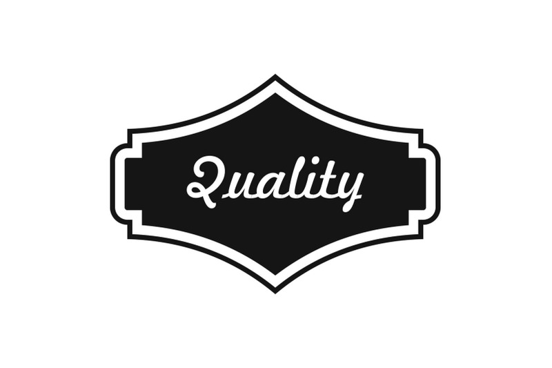 quality-label-icon-simple-style