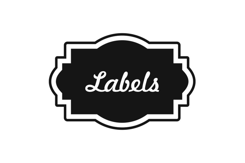 nice-label-icon-simple-style