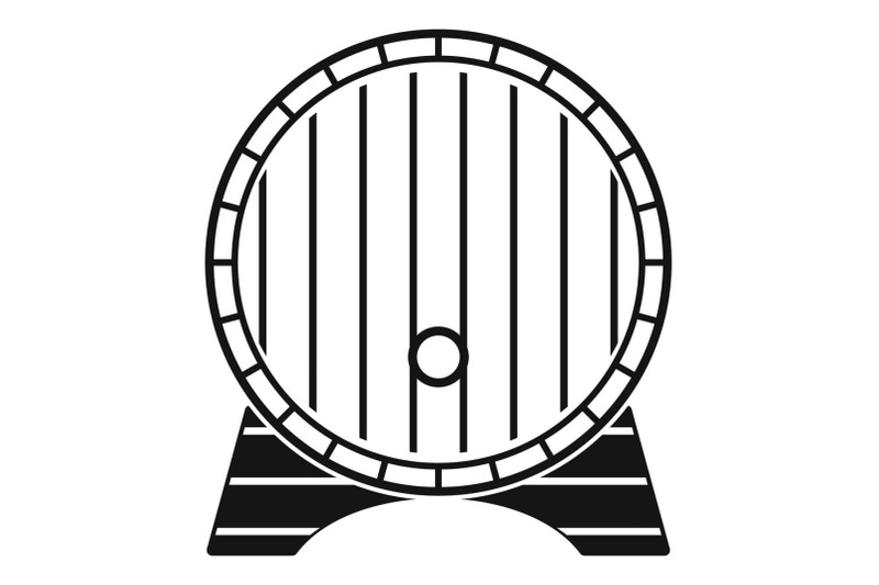 beer-barrel-icon-simple-style