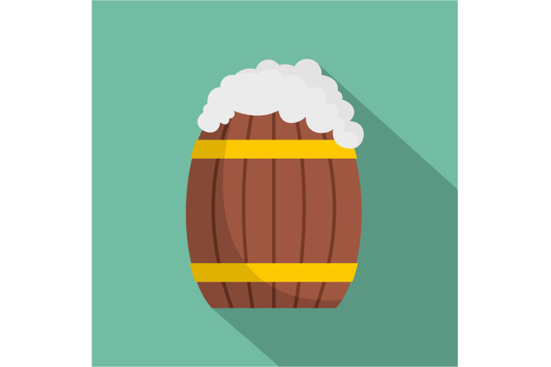 full-barrel-icon-flat-style
