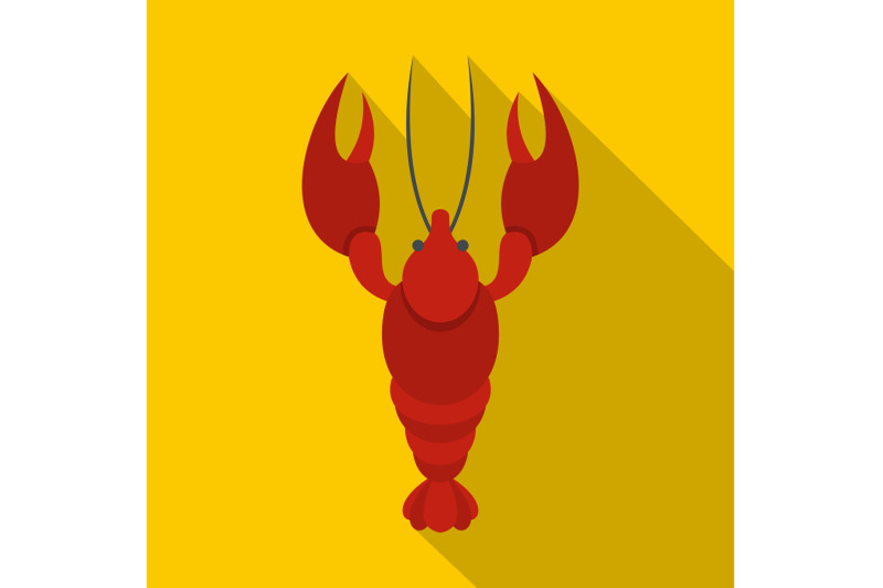 lobster-icon-flat-style