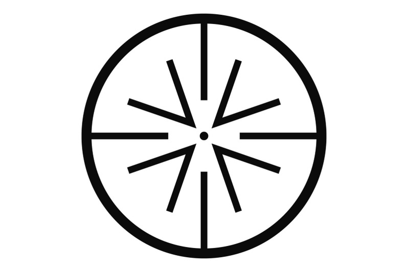 center-target-icon-simple-style