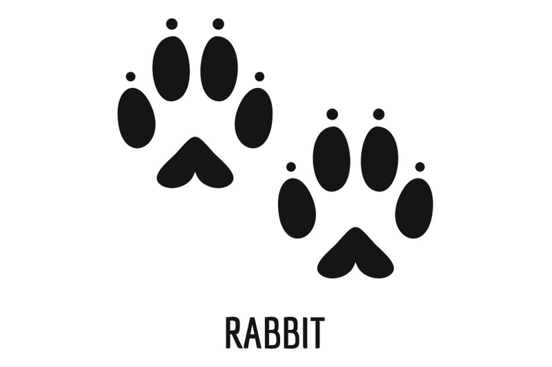 rabbit-step-icon-simple-style