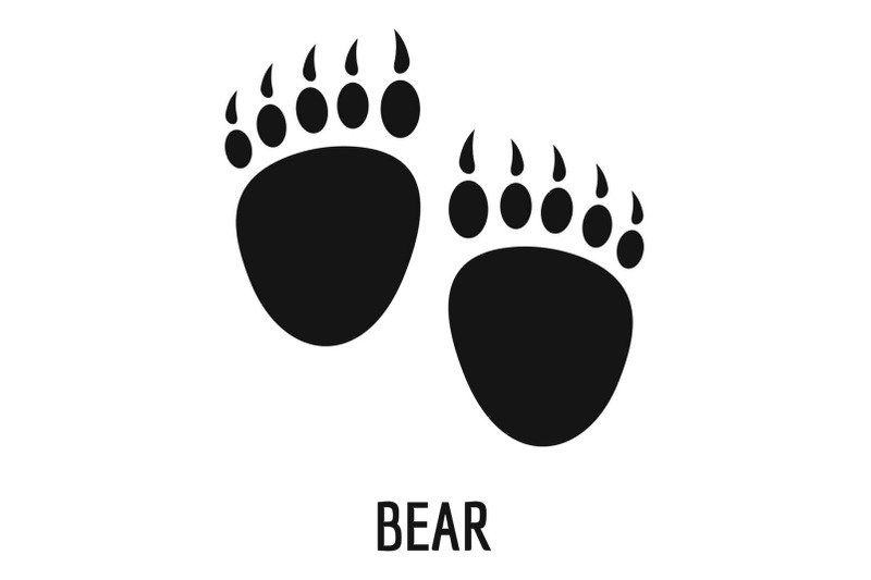 bear-step-icon-simple-style