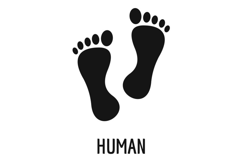 human-step-icon-simple-style