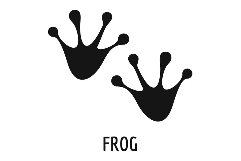 frog-step-icon-simple-style