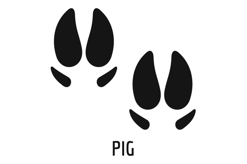 pig-step-icon-simple-style