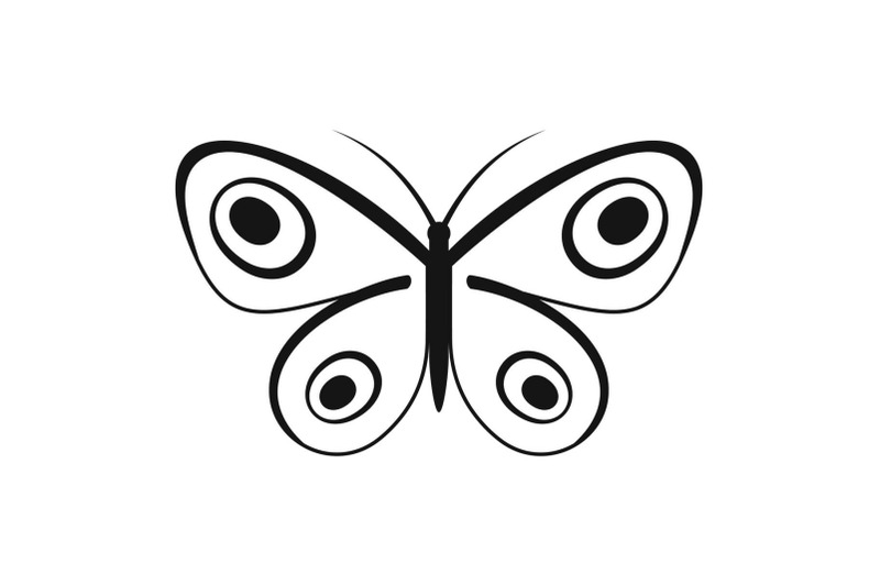 tiny-butterfly-icon-simple-style