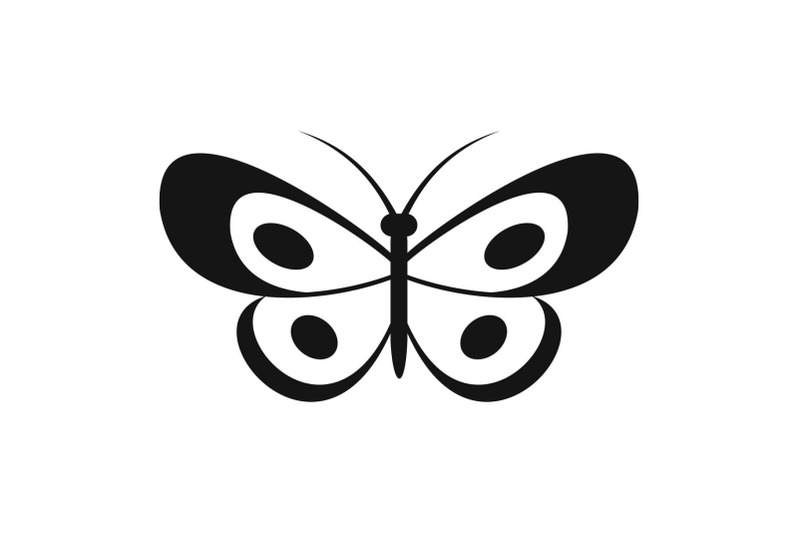 tropical-butterfly-icon-simple-style