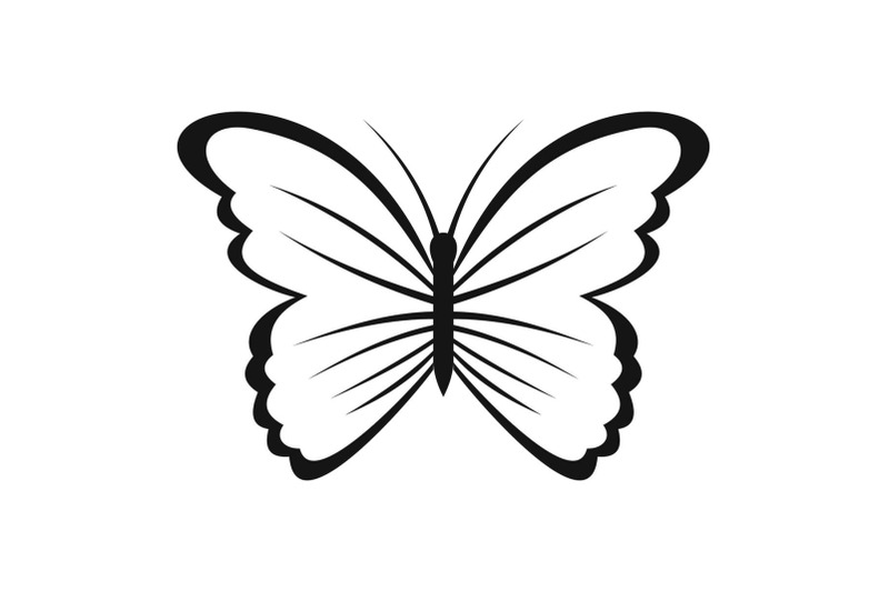 butterfly-in-nature-icon-simple-style