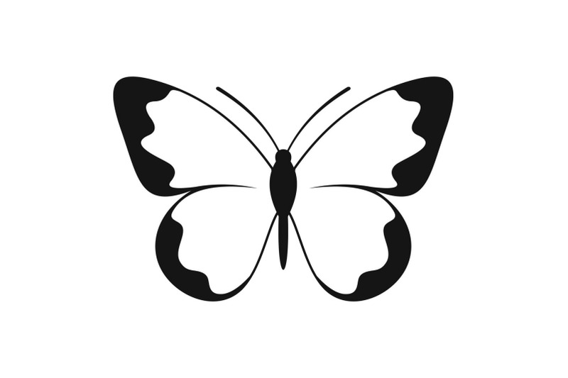small-butterfly-icon-simple-style