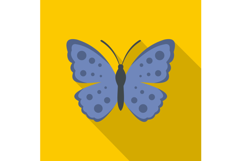 spring-butterfly-icon-flat-style