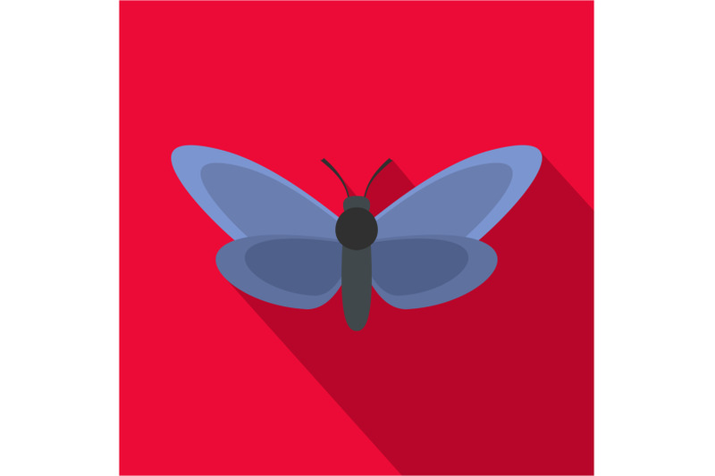 light-butterfly-icon-flat-style