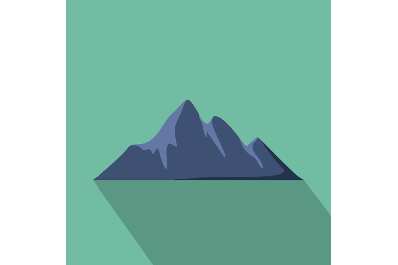 mountain-adventure-icon-flat-style