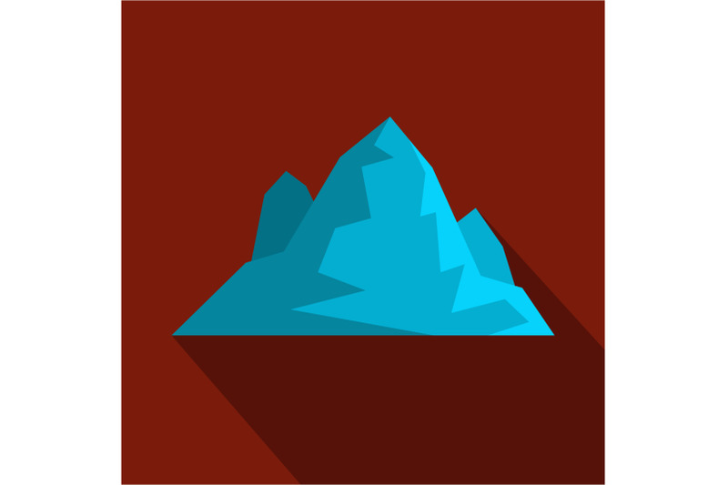 iceberg-icon-flat-style