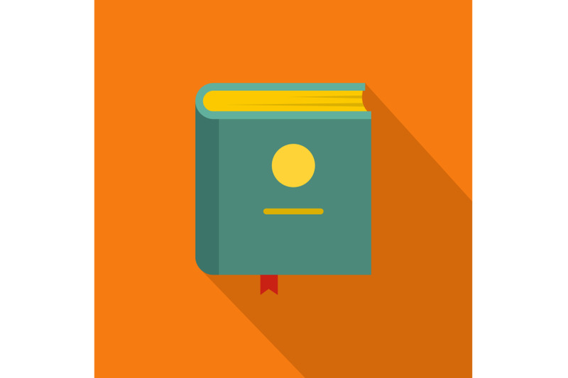 book-encyclopedia-icon-flat-style