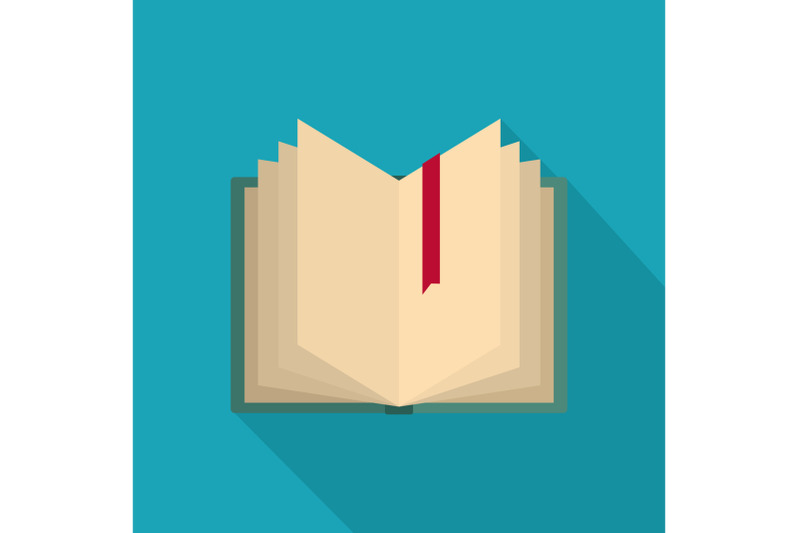 book-bookmark-icon-flat-style