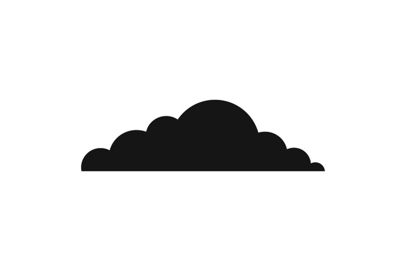 climate-cloud-icon-simple-style