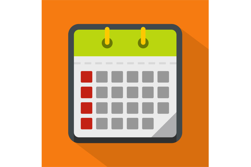 calendar-office-icon-flat-style