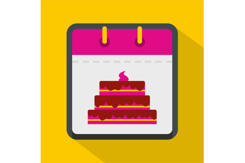calendar-birthday-icon-flat-style