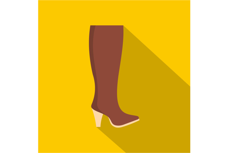 woman-boots-icon-vector-flat