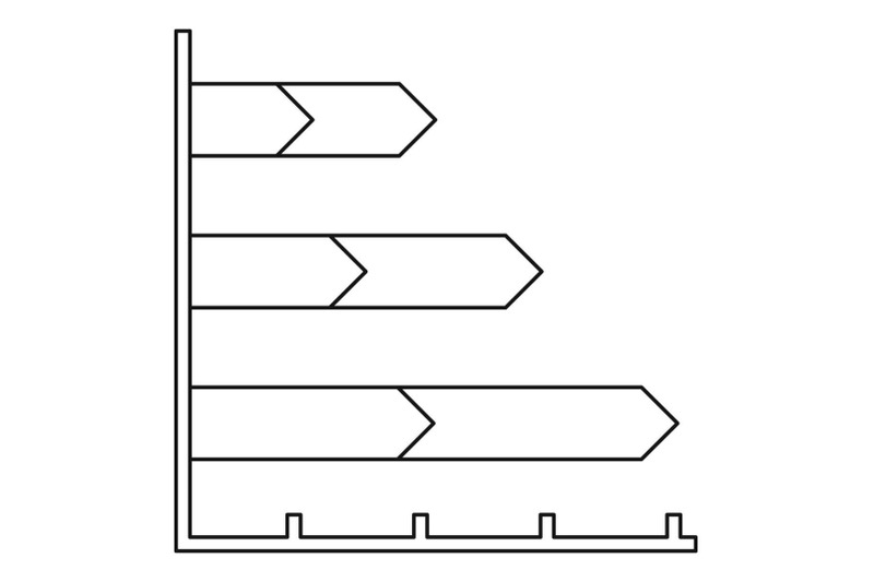 best-graph-icon-vector-thin-line