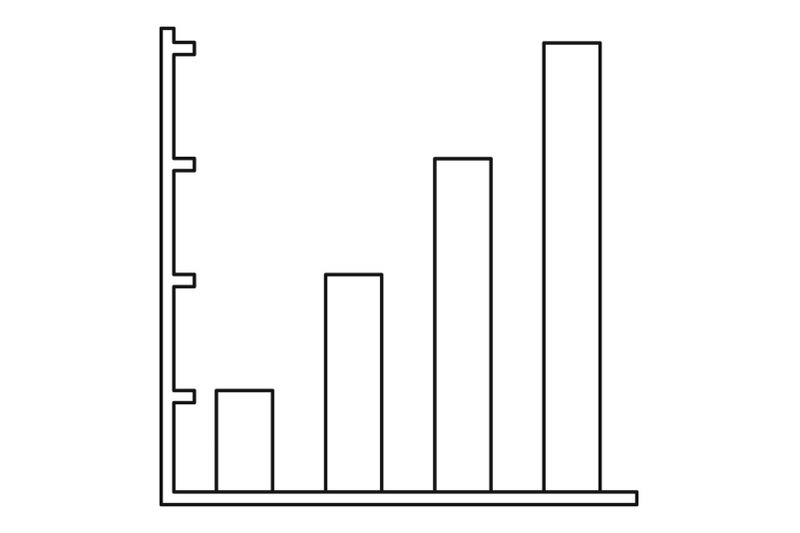 finance-chart-icon-vector-thin-line