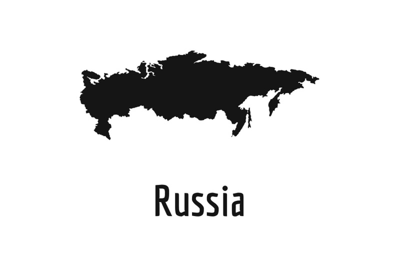 russia-map-in-black-vector-simple