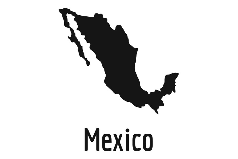 mexico-map-in-black-vector-simple