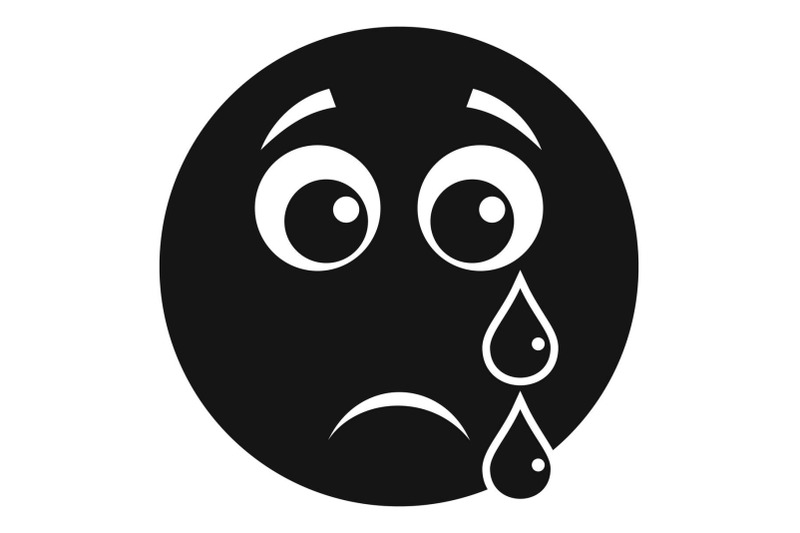 cry-smile-icon-vector-simple