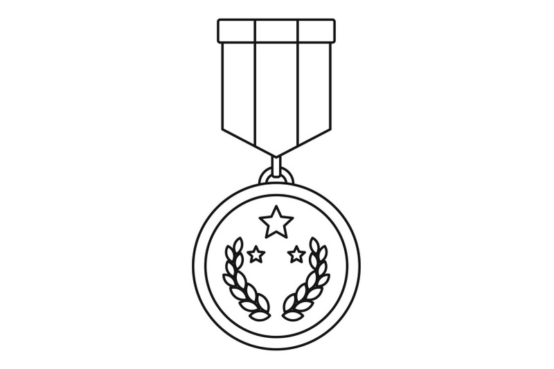medal-icon-vector-thin-line
