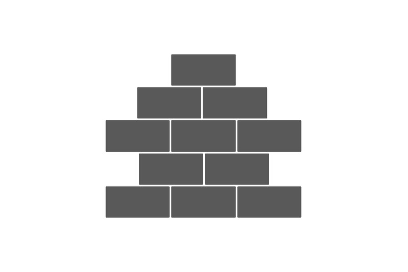 brick-wall-icon-vector-simple