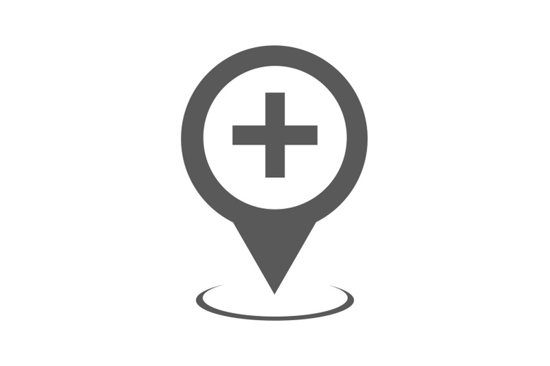 hospital-map-pointer-icon-vector-simple