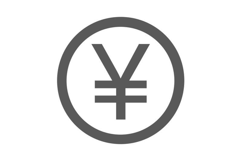 yen-symbol-icon-simple-vector