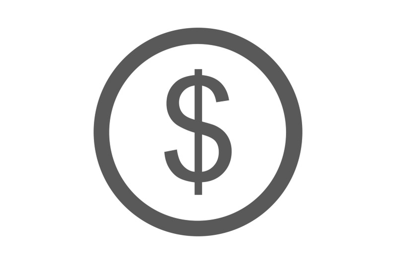 dollar-icon-simple-vector